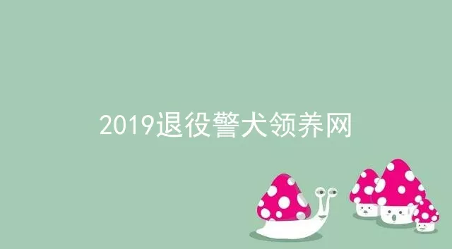 2019退役警犬领养网