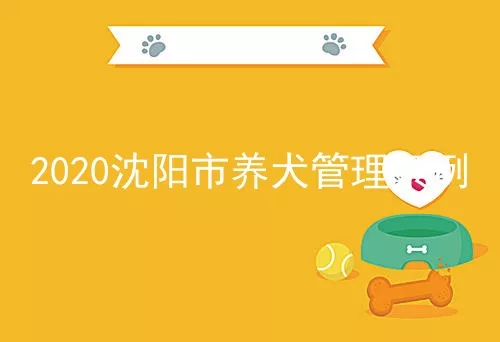 2020沈阳市养犬管理条例