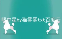 眼中星by猫雾雾txt百度云