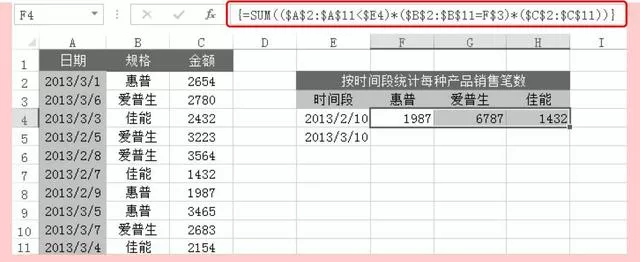 excelsum函数用法大全（Excel数学函数SUM函数详解）(5)