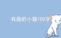 有趣的小猫100字