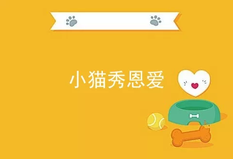 小猫秀恩爱