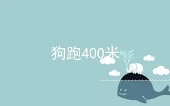 狗跑400米