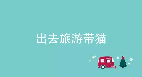 出去旅游带猫