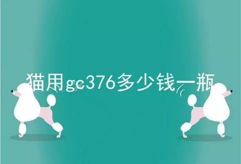 猫用gc376多少钱一瓶