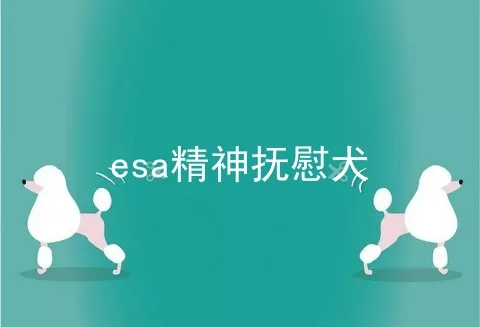 esa精神抚慰犬