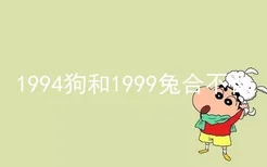 1994狗和1999兔合不合