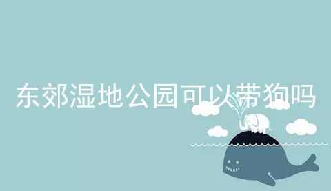 东郊湿地公园可以带狗吗