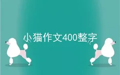 小猫作文400整字