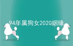 94年属狗女2020姻缘