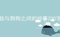 我与狗狗之间的故事200字