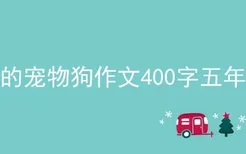 我的宠物狗作文400字五年级