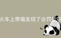 火车上带猫发现了会罚款吗