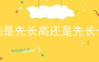 狗是先长高还是先长长