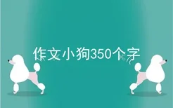 作文小狗350个字