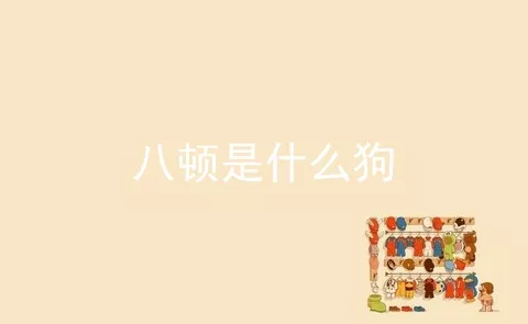 八顿是什么狗