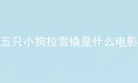 五只小狗拉雪橇是什么电影