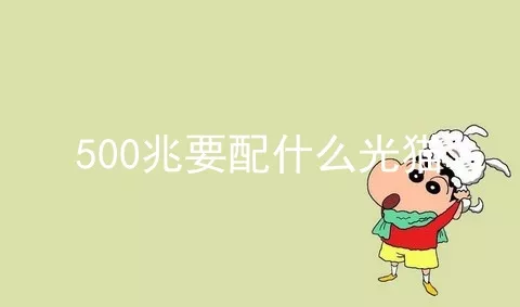 500兆要配什么光猫