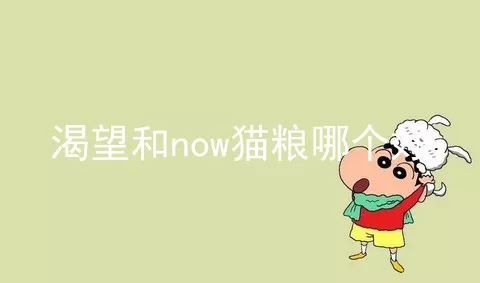 渴望和now猫粮哪个好