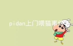 pidan上门喂猫事件