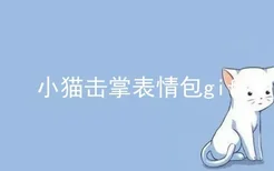 小猫击掌表情包gif