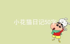 小花猫日记50字