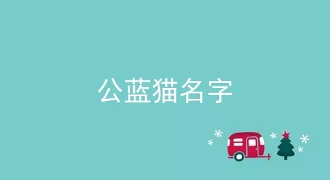 公蓝猫名字