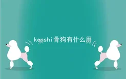 kenshi骨狗有什么用