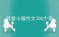 可爱小猫作文300个字