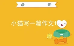 小猫写一篇作文100