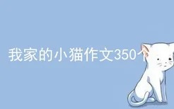 我家的小猫作文350个字