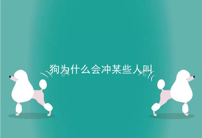 狗为什么会冲某些人叫