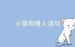 小狼狗撩人语句