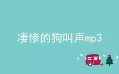 凄惨的狗叫声mp3