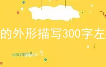 狗的外形描写300字左右