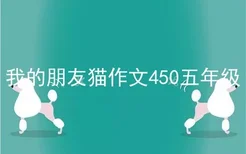 我的朋友猫作文450五年级