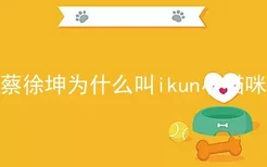 蔡徐坤为什么叫ikun小猫咪